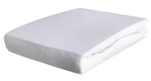 Простыня на пружинном блоке - белая - эластичный трикотаж - 90 x 200 см Wülfing