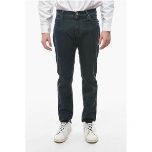 ID LUXURY DENIM Вышитые джинсы с кислотной стиркой 18,5 см Corneliani, Green