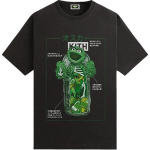 Футболка Sesame Street Oscar The Grouch Vintage KITH, черный