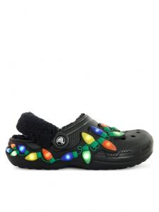 Шлепанцы Classic Lined Holiday Lights Clog 212054 Crocs, черный
