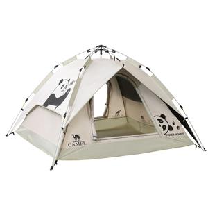 Палатка Panda Collaboration для кемпинга, складная и портативная, водонепроницаемая виниловая с защитой от солнца CAMEL, pearl белый/sand зеленый