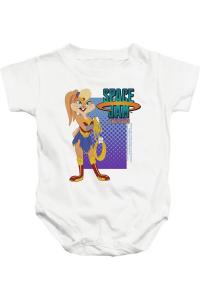 Детский комбинезон "Космический джем 2" с изображением Лолы и Чудо-женщины Gildan, белый