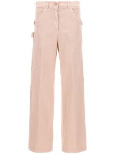 Брюки-карго из хлопка Nude, розовый