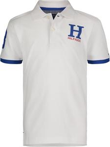 Матовое поло с короткими рукавами для мальчиков (для детей старшего возраста) Tommy Hilfiger, Bright White