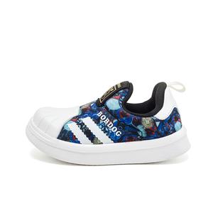 Нескользящие, износостойкие, дышащие низкие кроссовки для скейтбординга для детей BOBDOG, черный/белый