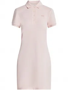 Платье из ткани пике Lacoste, розовый