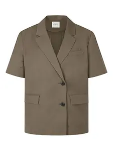 Жакет с короткими рукавами Studio Tomboy, коричневый