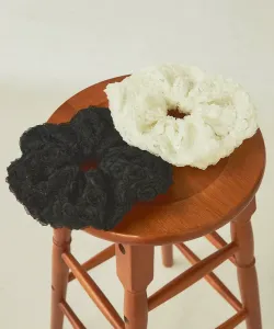 Кружевная большая резинка для волос Avv, цвет Black