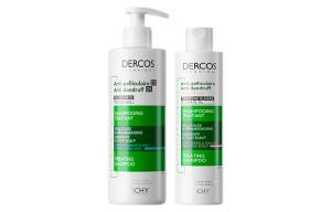 Vichy Шампунь Green Logo Pink Logo для контроля жирности и лечения перхоти, успокаивающий, с мыльным ароматом, 200мл+200мл