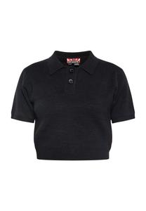 Вязаный топ myMo ROCKS, черный