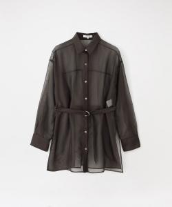 Прозрачная шифоновая рубашка Loveless, цвет Brown