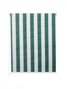 MCW Рулонная штора D52, 80x160 см, зелено-белая