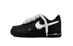 Nike Air Force 1 Panda Fluid износостойкие и легкие низкие кроссовки для скейтбординга Unisex черный белый