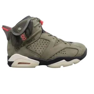 Кроссовки Air Jordan Travis Scott x Air Jordan 6 Retro 'Olive' Friends & Family, зеленый