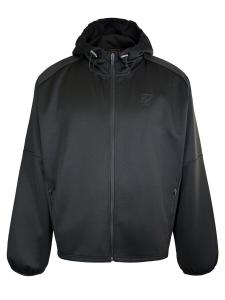 Худи SikSilk Zip-Up Hoodie, черный