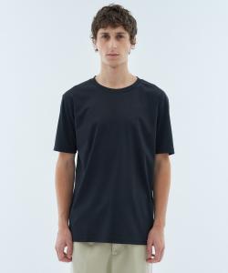 Рубашка с круглым вырезом/Базовый крой и пошив Column, цвет Black