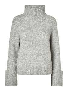 Свитер SELECTED SLFSia, светло-серый