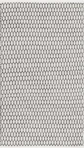 Ковер SAFAVIEH, 61 x 92 см, Montauk Collection, Charcoal & Ivory, ручной работы из хлопка, идеально подходит для помещений с высокой проходимостью: прихожая, гостиная, спальня (MTK608J)