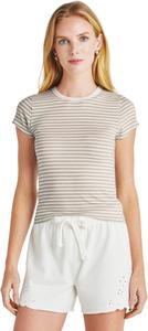 Футболка Splendid Candice Short Sleeve Crew, цвет Fawn Stripe