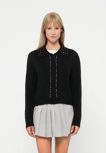 Кардиган ONLY ONLMELODY BLING COLLAR CARDI , Black /Black