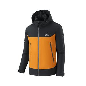 Mizuno Утепленная флисовая куртка-софтшелл, Brown