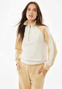 Толстовка с застежкой-молнией до середины груди Mexx, Light Tan