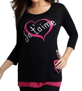 Свитер Je'taime в цвете Blackfuchsia Angel Apparel