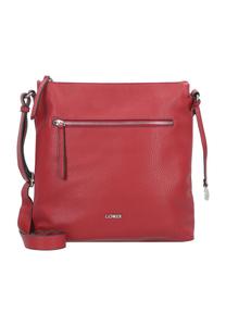 Сумка через плечо, искусственная кожа, эмблема, однотонная, женская L.CREDI, красный