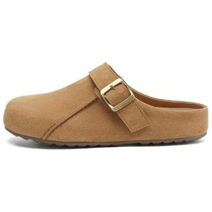 Женские сандалии с закрытым носком, устойчивые к истиранию и нескользящие DAPHNE, Caramel