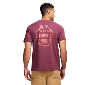 Мужская футболка с принтом Premium Quality Caterpillar, Maroon