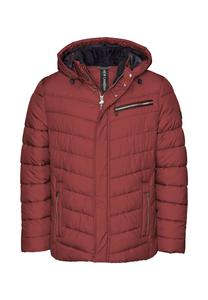 Стеганая куртка с флисовой вставкой на внутренней стороне воротника NEW CANADIAN, бордовый