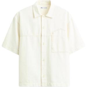 ZARA Мужская белая рубашка