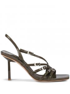 Сандалии Le Silla 95 мм Алые, зеленый