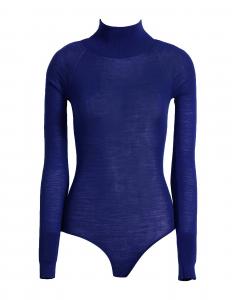 Боди Alaïa, ярко-синий