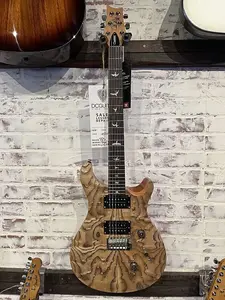 PRS SE "Exotic" Custom 24, тополь болотный с древесным узором, натуральный