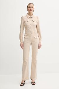 Джинсовый комбинезон Morgan, бежевый