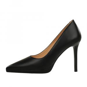 Туфли на тонком каблуке, высокие, 11 см, женские QITUMAUL, Black[Heel Height 11Cm]