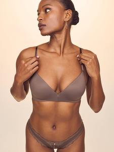 Бюстгальтер пуш-ап с косточками без косточек Love Cloud, smooth cloudy grey