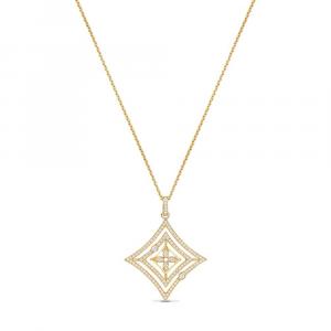 Медальон «Цветок Идиллии», желтое золото и бриллианты Louis Vuitton, золотой