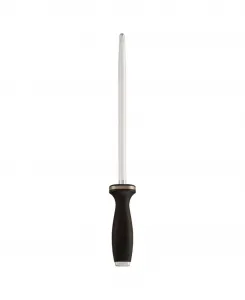 Точильный стержень JA Henckels 25 см с торцевой заглушкой из нержавеющей стали Zwilling, черный