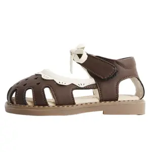 Противоскользящая дышащая обувь для малышей MAIBUXIONG, коричневый