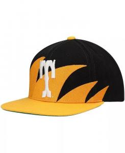 Мужская оранжево-черная кепка Tennessee Volunteers Sharktooth Snapback Tennessee Orange and Black Mitchell & Ness