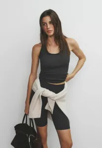 Комплект из 3 спортивных гоночных топов The Set, Black Chocolate Brown Khaki