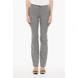 Брюки Bootcut с мотивом Pied-de-Poule Idra, Black and White