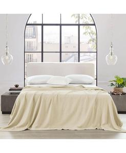 Домашняя простыня/плед из 100% хлопка, двухслойная, размер Full/Queen Egyptian Linens, Off white