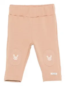 Брюки с аппликацией в виде кролика Donsje, коричневый