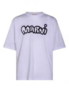 Футболка с логотипом Marni, белый