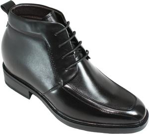 Мужские невидимые обувные вставки для увеличения роста Calden - Черные кожаные классические ботинки на шнуровке - Формальные модели до щиколотки - Увеличение роста на 3 дюйма - K28801 - Размер 7.5 D(M) US No Brand, черный