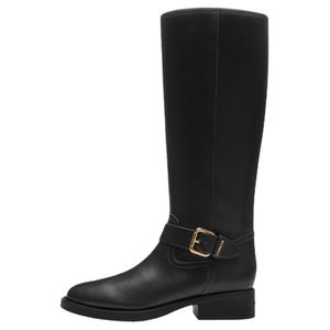 COACH Сапоги Riding Knee high Boots 3cm Women's Black