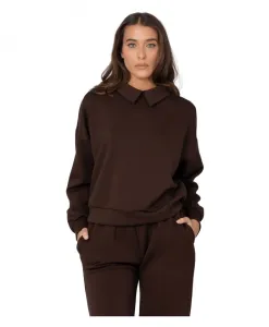 Толстовка с воротником Kocca, коричневый